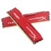 Модуль памяті для компютера DDR3 16Gb (2x8GB) 1600 MHz HyperX Fury Red Kingston Fury (ex.HyperX) (HX316C10FRK2/16)