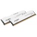 Модуль памяті для компютера DDR3 16Gb (2x8GB) 1600 MHz HyperX Fury White Kingston Fury (ex.HyperX) (HX316C10FWK2/16)