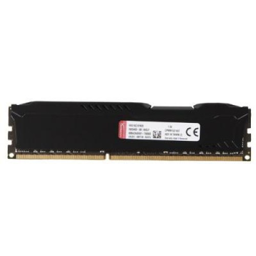 Модуль памяті для компютера DDR3 4GB 1600 MHz HyperX Fury Black Kingston Fury (ex.HyperX) (HX316C10FB/4)