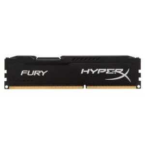 Модуль памяті для компютера DDR3 4GB 1600 MHz HyperX Fury Black Kingston Fury (ex.HyperX) (HX316C10FB/4)