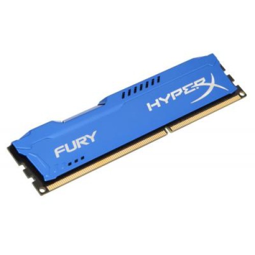 Модуль памяті для компютера DDR3 4Gb 1600 MHz HyperX Fury Blu Kingston Fury (ex.HyperX) (HX316C10F/4)