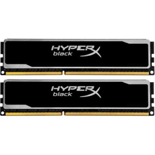 Модуль памяті для компютера DDR3 8Gb (2x4GB) 1600 MHz HyperX Black Kingston (KHX16C9B1BK2/8X)