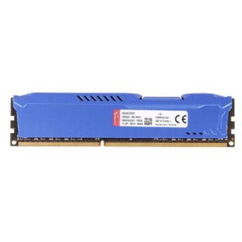 Модуль памяті для компютера DDR3 8Gb 1600 MHz HyperX Fury Blu Kingston Fury (ex.HyperX) (HX316C10F/8)
