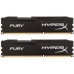 Модуль памяті для компютера DDR3 8Gb (2x4GB) 1866 MHz HyperX Fury Black Kingston Fury (ex.HyperX) (HX318C10FBK2/8)