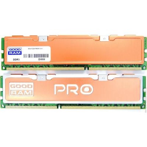 Модуль памяті для компютера DDR3 8Gb (2x4GB) 2400 MHz PRO Goodram (GP2400D364L11S/8GDC)