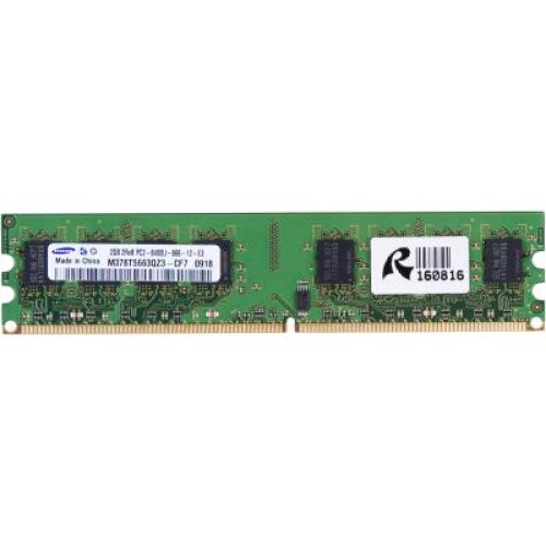 Модуль памяті для компютера DDR2 2GB 800 MHz Samsung (M378B5663QZ3-CF7 / M378T5663QZ3-CF7)