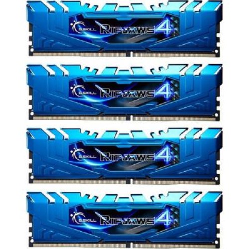 Модуль памяті для компютера DDR4 16GB (4x4GB) 2400 MHz Ripjaws4 G.Skill (F4-2400C15Q-16GRB)