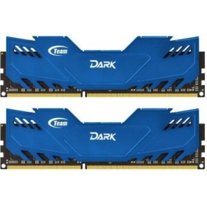 Модуль памяті для компютера DDR3 16GB (2x8GB) 1600 MHz Dark Series Blue Team (TDBED316G1600HC10ADC01)