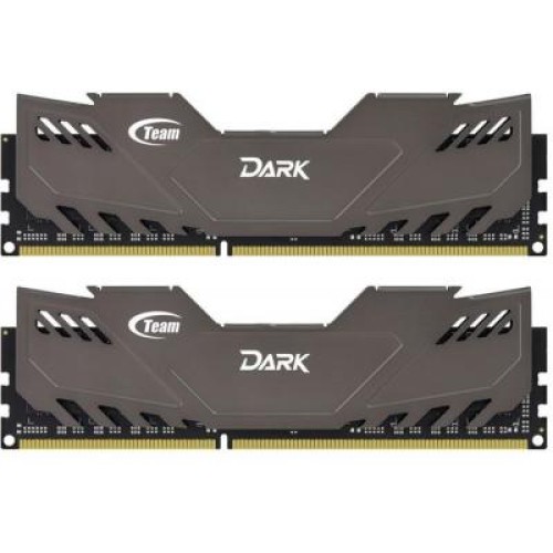 Модуль памяті для компютера DDR3 16GB (2x8GB) 1600 MHz Dark Series Grey Team (TDGED316G1600HC10ADC01)