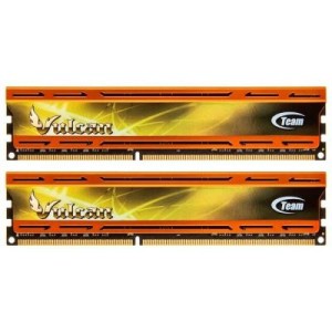 Модуль памяті для компютера DDR3 16GB (2x8GB) 1600 MHz Vulcan Orange Team (TLAD316G1600HC10ADC01)