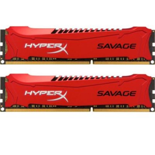 Модуль памяті для компютера DDR3 16GB (2x8GB) 2133 MHz HyperX Savage Kingston Fury (ex.HyperX) (HX321C11SRK2/16)