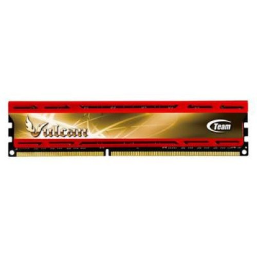 Модуль памяті для компютера DDR3 4GB 1600 MHz Vulcan Red Team (TLRED34G1600HC901)