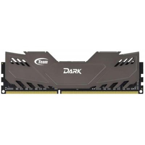 Модуль памяті для компютера DDR3 8GB 1600 MHz Dark Series Gray Team (TDGED38G1600HC10A01)