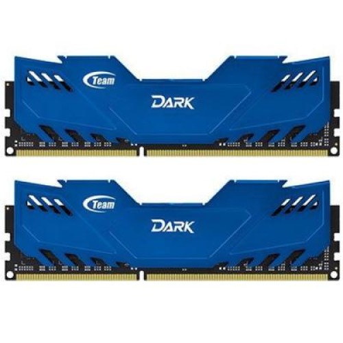 Модуль памяті для компютера DDR3 8GB (2x4GB) 1866 MHz Dark Series Blue Team (TDBED38G1866HC9KDC01)