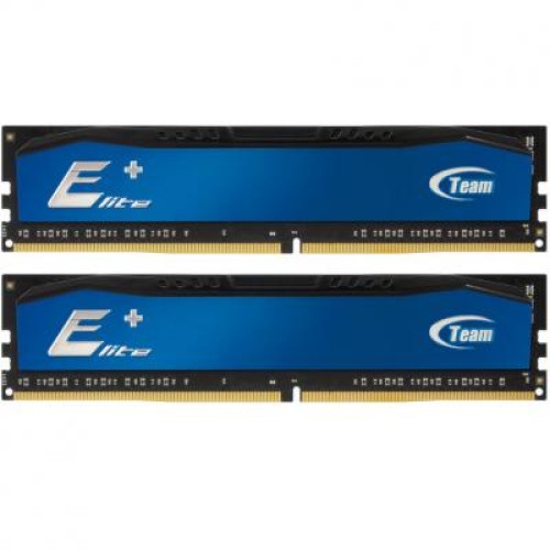 Модуль памяті для компютера DDR3 8GB (2x4GB) 1866 MHz Elite Plus Blue Team (TPBD38G1866HC13DC01)