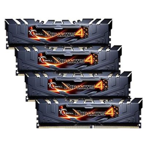 Модуль памяті для компютера DDR4 16GB (4x4GB) 2800 MHz Ripjaws4 G.Skill (F4-2800C16Q-16GRK)