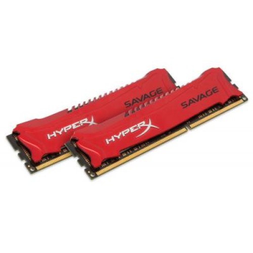 Модуль памяті для компютера DDR3 16GB (2x8Gb) 1600 MHz HyperX Savage Kingston Fury (ex.HyperX) (HX316C9SRK2/16)