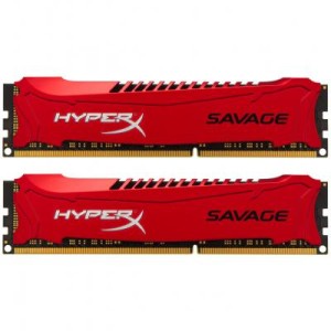 Модуль памяті для компютера DDR3 16GB (2x8Gb) 1600 MHz HyperX Savage Kingston Fury (ex.HyperX) (HX316C9SRK2/16)