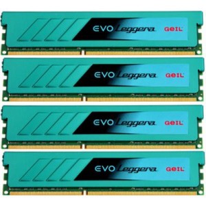 Модуль памяті для компютера DDR3 16GB (4x4GB) 1600 MHz EVO Leggera Geil (GEL316GB1600C9QC)