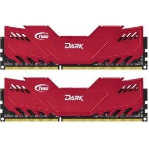 Модуль памяті для компютера DDR3 8GB (2x4GB) 1600 MHz Dark Series Red Team (TDRED38G1600HC9DC01)