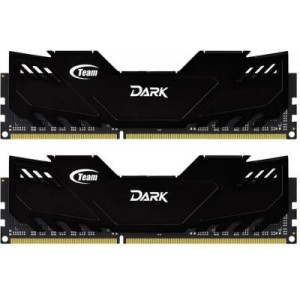 Модуль памяті для компютера DDR3 8GB (2x4GB) 1866 MHz Dark Series Black Team (TDKED38G1866HC9KDC01)