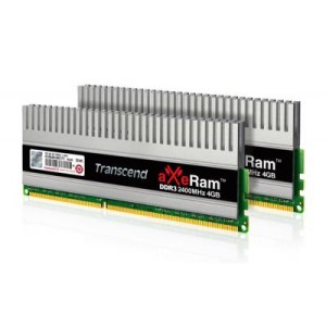 Модуль памяті для компютера DDR3 8GB (2x4GB) 2400 MHz Transcend (TX2400KLN-8GK)