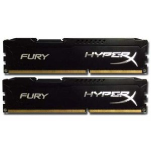 Модуль памяті для компютера DDR3 16GB (2x8GB) 1866 MHz HyperX FURY Black Kingston Fury (ex.HyperX) (HX318C10FBK2/16)