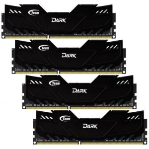 Модуль памяті для компютера DDR3 32GB (4x8GB) 1600 MHz Dark Black Team (TDKED332G1600HC10AQC01)