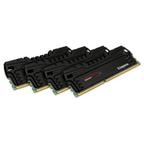 Модуль памяті для компютера DDR3 32GB (4x8GB) 2133 MHz Beast Kingston Fury (ex.HyperX) (HX321C11T3K4/32)