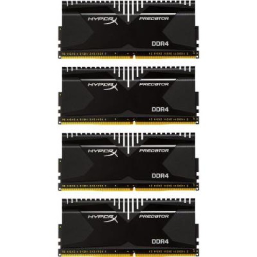 Модуль памяті для компютера DDR4 16GB (4x4GB) 2133 MHz Predator Kingston Fury (ex.HyperX) (HX421C13PBK4/16)