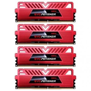 Модуль памяті для компютера DDR4 16GB (4x4GB) 2133 MHz POTENZA Heatsink System Geil (GPR416GB2133C15QC)