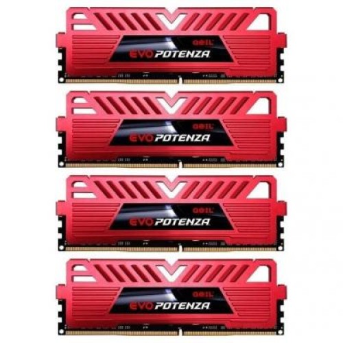 Модуль памяті для компютера DDR4 16GB (4x4GB) 2133 MHz POTENZA Heatsink System Geil (GPR416GB2133C15QC)