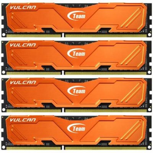 Модуль памяті для компютера DDR3 32GB 1600 MHz Vulcan Orange Team (TLAED332G1600HC10AQC01)