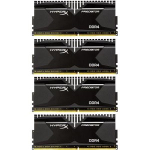 Модуль памяті для компютера DDR4 16GB (4x4GB) 3000 MHz HyperX Predator Kingston Fury (ex.HyperX) (HX430C15PB2K4/16)