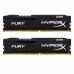 Модуль памяті для компютера DDR4 8GB (2x4GB) 2133 MHz Fury Black Kingston Fury (ex.HyperX) (HX421C14FBK2/8)