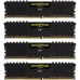 Модуль памяті для компютера DDR4 16GB (4x4GB) 2400 MHz Vengeance LPX Black Corsair (CMK16GX4M4A2400C14)