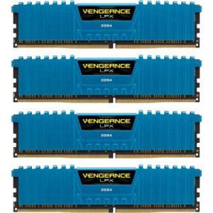 Модуль памяті для компютера DDR4 16GB (4x4GB) 2800 MHz Vengeance LPX Blue Corsair (CMK16GX4M4A2800C16B)