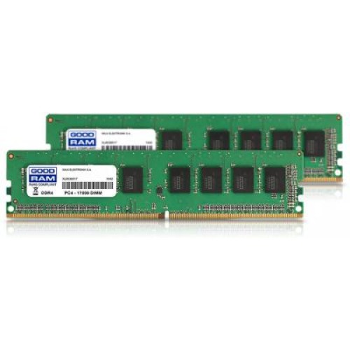 Модуль памяті для компютера DDR4 16GB (2x8GB) 2400 MHz Goodram (GR2400D464L15/16GDC)