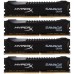 Модуль памяті для компютера DDR4 16GB (4x4GB) 2400 MHz HyperX Savage Black Kingston Fury (ex.HyperX) (HX424C12SBK4/16)