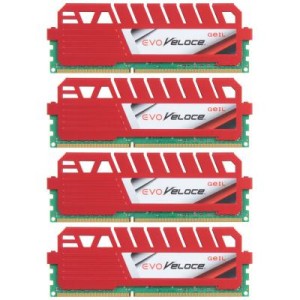 Модуль памяті для компютера DDR3 32GB (4x8GB) 1866 MHz EVO Veloce Geil (GEV332GB1866C10QC)