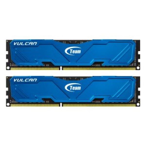 Модуль памяті для компютера DDR3 8GB (2x4GB) 1600 MHz Vulcan Blue Team (TLBED38G1600HC9DC01)