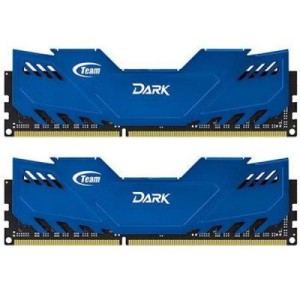 Модуль памяті для компютера DDR3 8GB (2x4GB) 1866 MHz Dark Series Blue Team (TDBED38G1866HC11DC01)