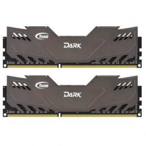 Модуль памяті для компютера DDR3 8GB (2x4GB) 1866 MHz Dark Series Gray Team (TDGED38G1866HC11DC01)