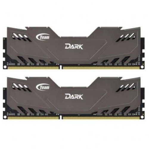 Модуль памяті для компютера DDR3 8GB (2x4GB) 1866 MHz Dark Series Gray Team (TDGED38G1866HC11DC01)