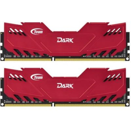 Модуль памяті для компютера DDR3 8GB (2x4GB) 1866 MHz Dark Series Red Team (TDRED38G1866HC11DC01)