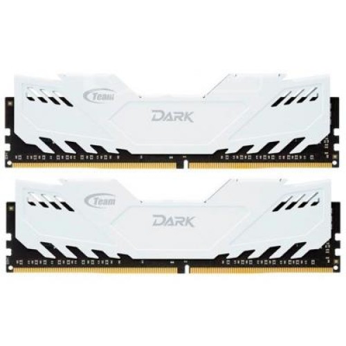 Модуль памяті для компютера DDR3 8GB (2x4GB) 1600 MHz Dark Series White Team (TDWED38G1600HC9DC01)