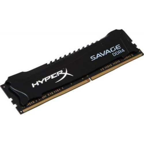 Модуль памяті для компютера DDR4 4GB 2800 MHz Savage Black Kingston Fury (ex.HyperX) (HX428C14SB/4)