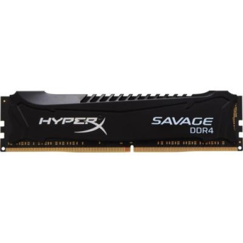 Модуль памяті для компютера DDR4 4GB 3000 MHz Savage Black Kingston Fury (ex.HyperX) (HX430C15SB/4)