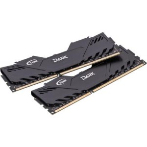 Модуль памяті для компютера DDR3 8GB (2x4GB) 1866 MHz Dark Series Black Team (TDKED38G1866HC11DC01)