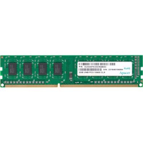 Модуль памяті для компютера DDR3 2GB 1333 MHz Apacer (AU02GFA33C9UBGC / AU02GFA33C9QBGC)